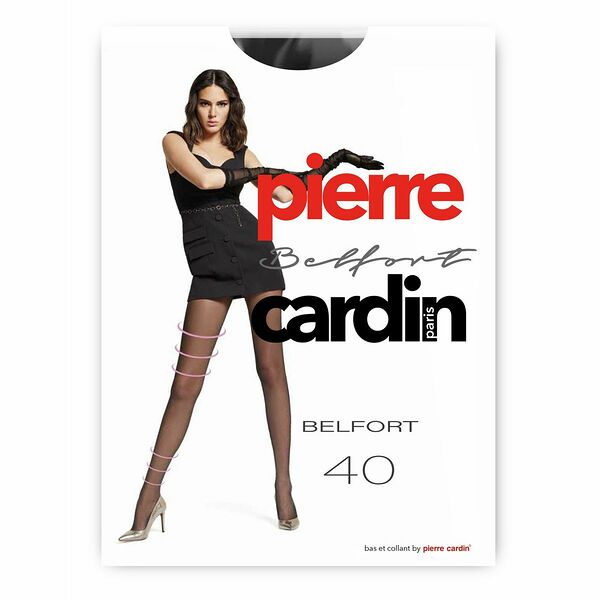Колготки женские Pierre Cardin Belfort 40 den, цвет nero, размер 2