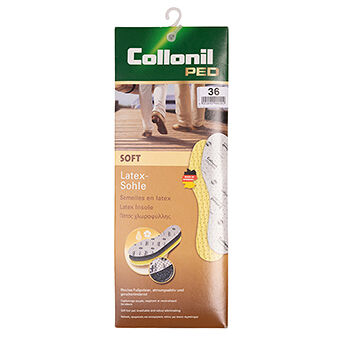 Стелька Collonil Soft мягкая из порист.латекса с покр.из натур.хлопка р-р. 36 1 шт Германия