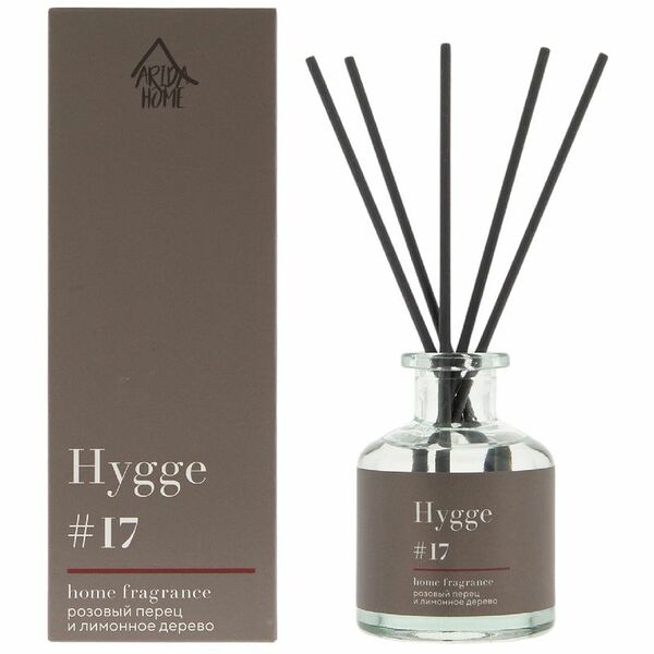Аромат для дома Arida Home Hygge #17 Розовый перец и лимонное дерево 50 мл