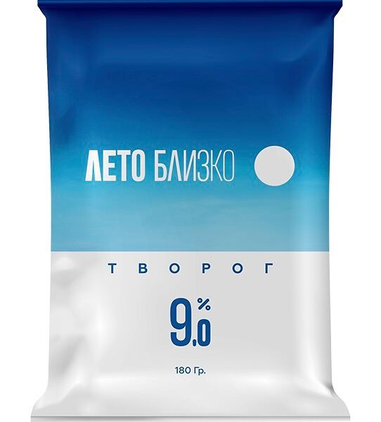 Творог 9% Лето близко Бзмж