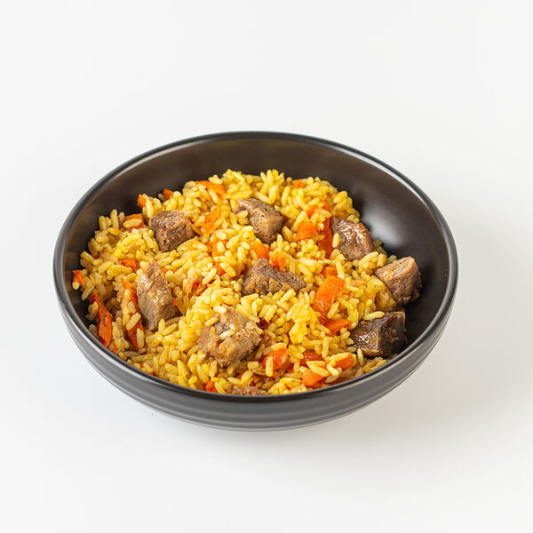 Плов по-узбекски с говядиной