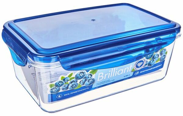 Контейнер для продуктов Phibo Brilliant герметичный, 1,35 л