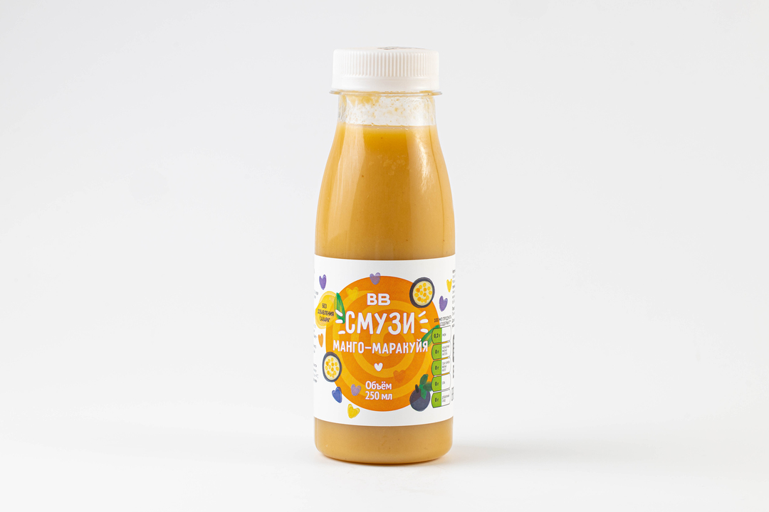 

Смузи ВкусВилл Манго-маракуйя 250 мл