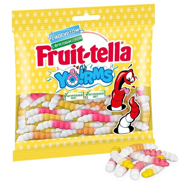 Мармелад жевательный Fruittella Yo!rms, 138 г