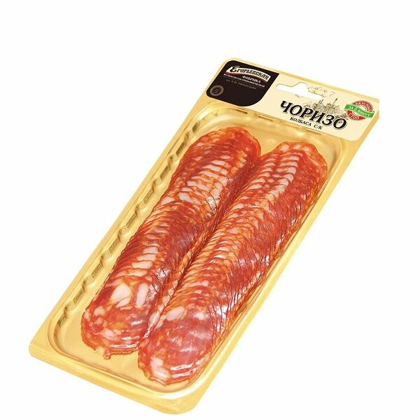 Колбаса сырокопчёная Чоризо Егорьевская КГФ, нарезка