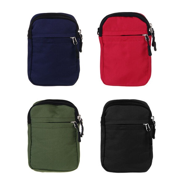 Юl сумка на длинном ремне, полиэстер, 13х19х4см, 4 цвета, в ассортименте