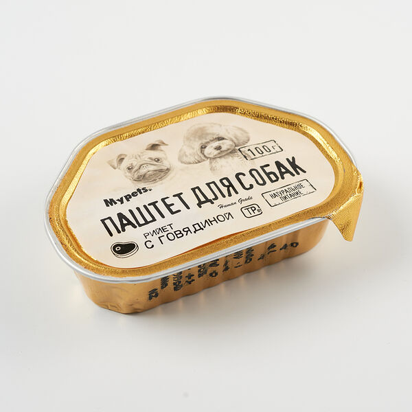 Паштет для собак My pets с говядиной