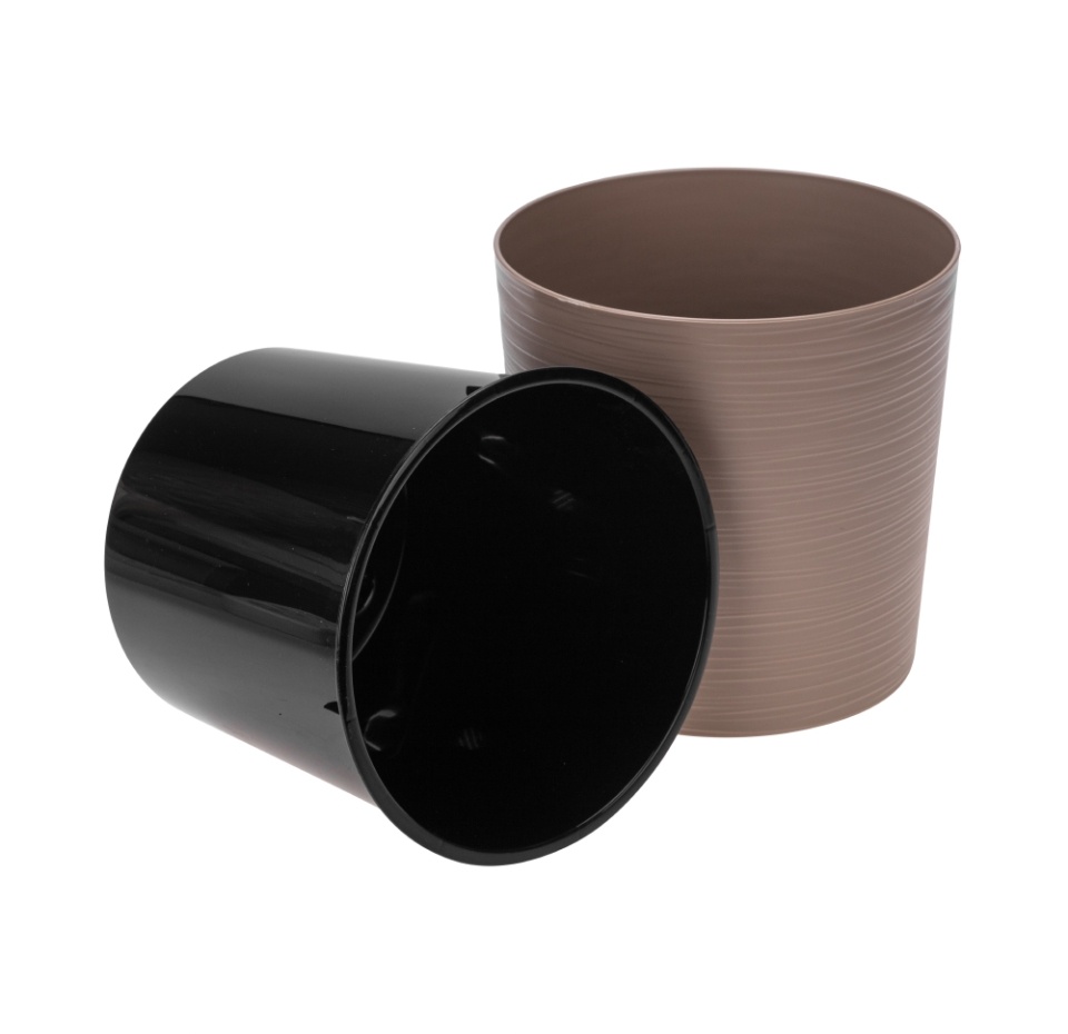 

Кашпо Четыре Сезона ВЕГА с вкладкой D19, 20см фраппе, 8 шт