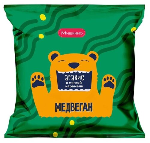 

Конфеты Медвеган арахис, карамель 240 г