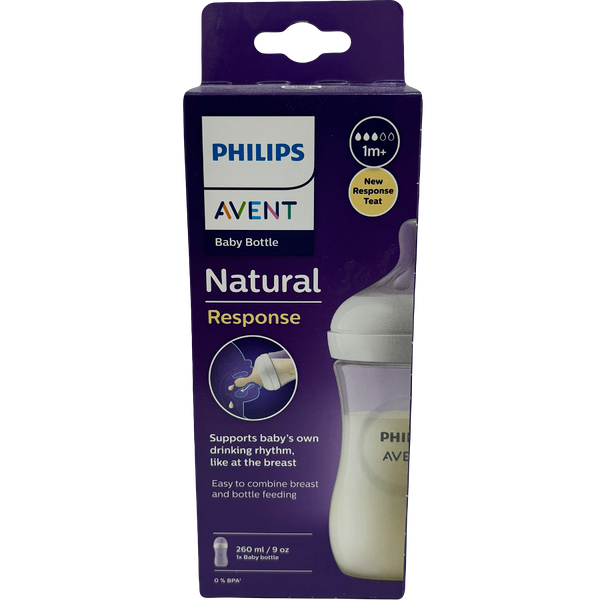 Avent Natural кормушка 1м+ 3 капля 260мл 903/01
