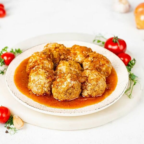 Ежики домашние в томатно-овощном соусе 500 г