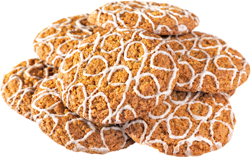 

Печенье овсяное Сладкодаров Царская коллекция в белой глазури 400 г