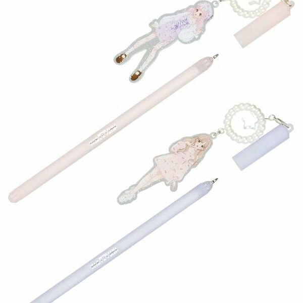 Ручка шариковая Meshu Girls синяя 0,5 мм, 1 шт в ассортименте