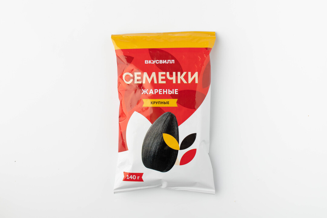 

Семечки крупные Вкусвилл жареные 140 г