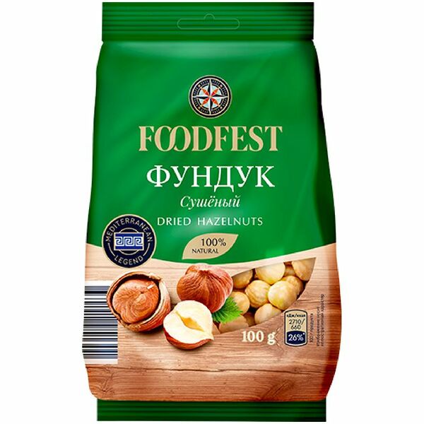 Ядра Foodfest орехов фундука 100г