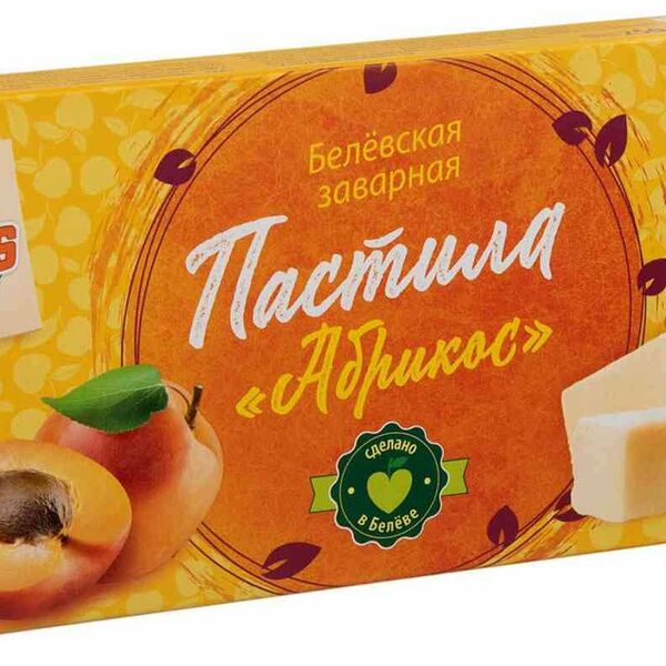 Пастила белевская заварная Глобус Абрикос
