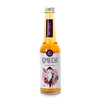 Комбуча «Чёрный чабрец», HQ Kombucha, 0.33, Россия