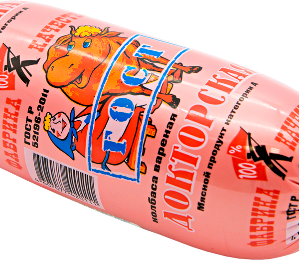 Колбаса ФАБРИКА КАЧЕСТВА Докторская ГОСТ в/с п/а м/б вар вес 