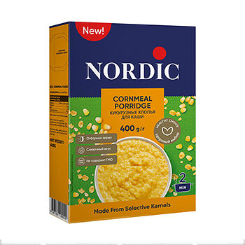 Хлопья кукурузные Nordic 400г 