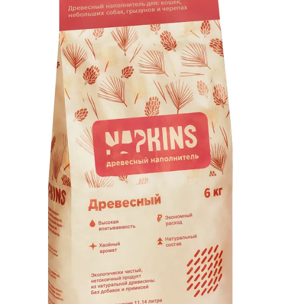 Древесный наполнитель Napkins 6000 г