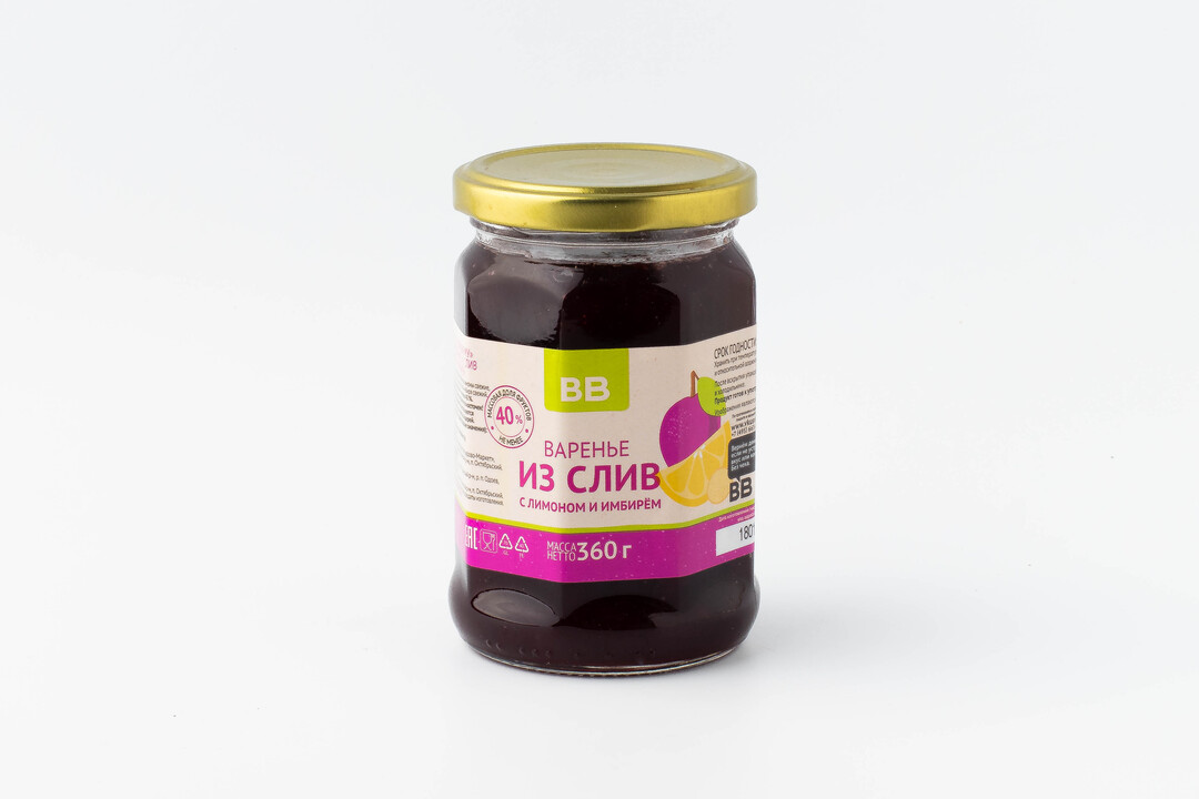 

Варенье из слив с лимоном и имбирем
