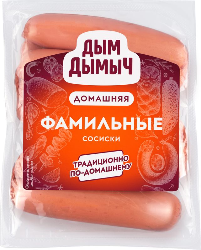 

Сосиски Дым Дымыч Фамильные вареные 300 г