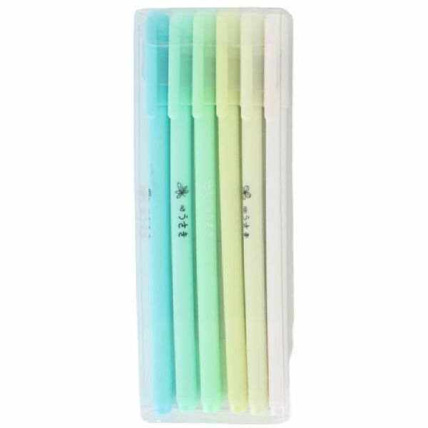 Набор ручек гелевых 6шт, цвет в ассортименте 38г