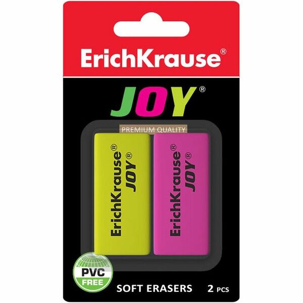 Ластик ERICHKRAUSE Joy Rainbow в ассортименте