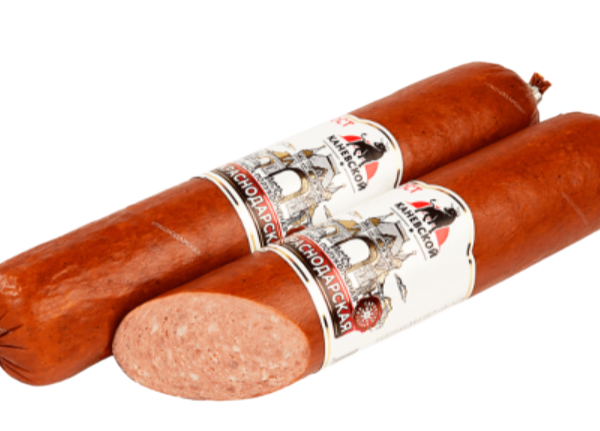 Колбаса Каневской МПК Краснодарская полукопченая вес