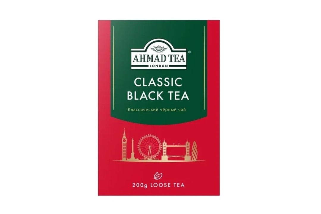 

Чай черный Ahmad tea Классический среднелистовой 200 г