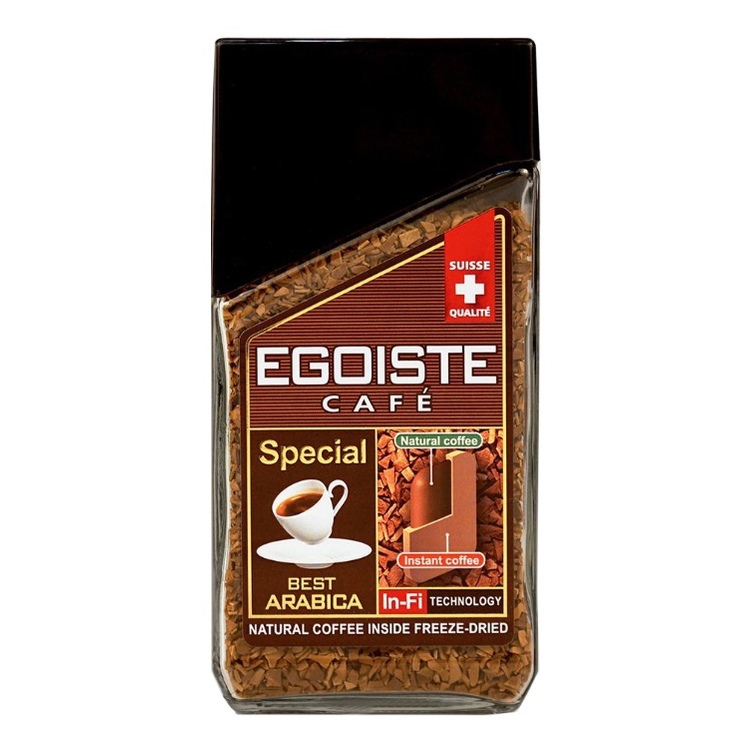 Кофе растворимый Egoiste Special с добавлением молотого 100г Швейцария