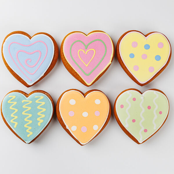 Добрый пряник в ассортименте (сердечки), 1 шт.