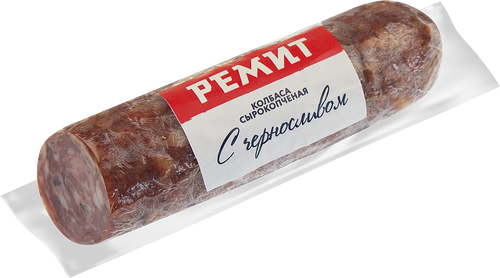 Колбаса сырокопченая Ремит с черносливом, весовая