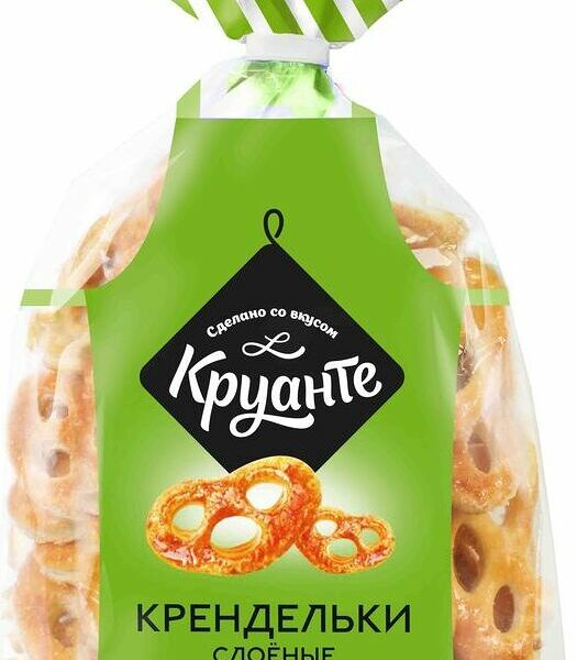 Крендельки слоеные Круанте в сахарной глазури