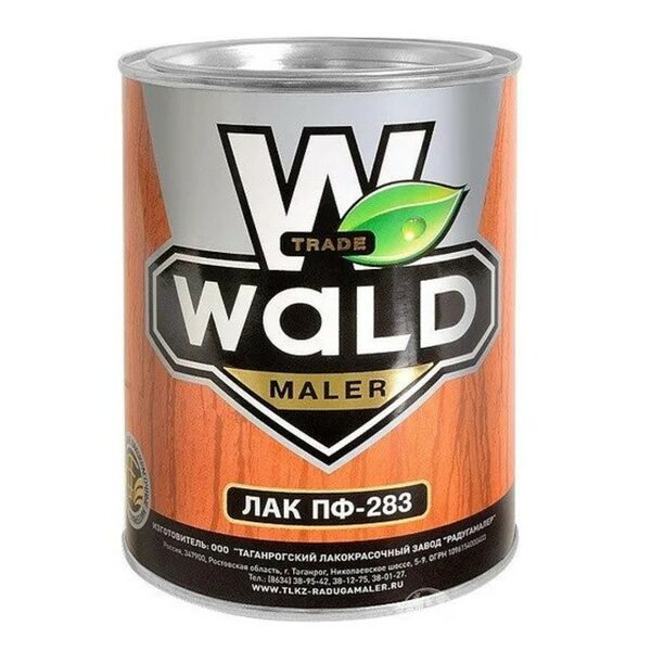 Лак для внутренних работ Радугамалер ПФ-283 высокоглянцевый 900 г