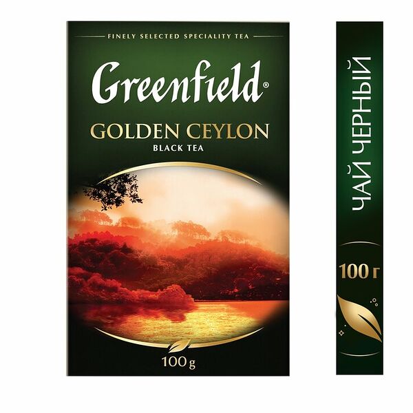 Чай Greenfield Golden Ceylon Черный Листовой 100г