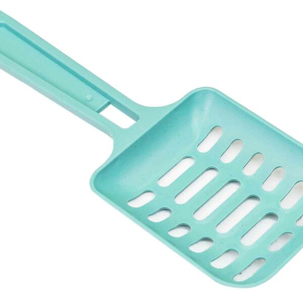 Совок для кошачьего туалета HOMECAT 21х7.5х1.8 см бирюзовый