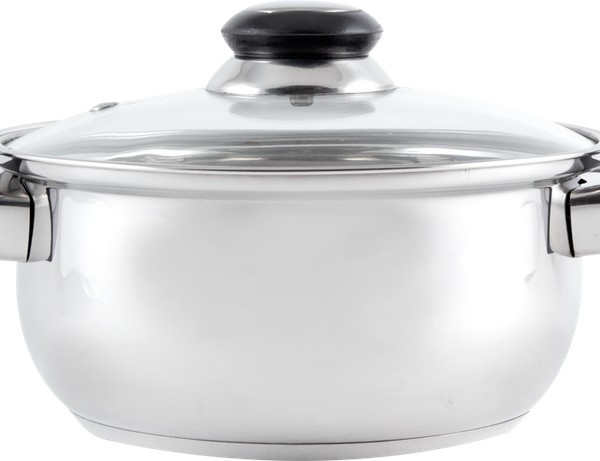 Кастрюля с крышкой MALLONY нержавеющая сталь стекло 2л Арт. 985871