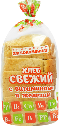 

Хлеб Тюменский хлебокомбинат Свежий в нарезке 500 г