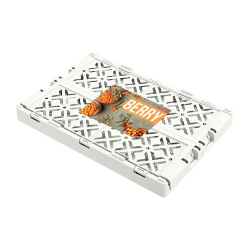 Ящик складной для хранения Бытпласт Stocky M белый 3.4л