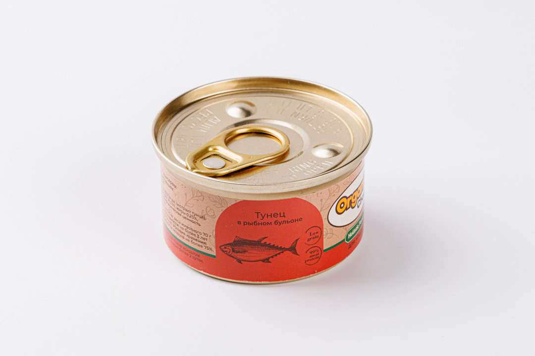 

Консервы для кошек Organic Choice Holistic Food Тунец в рыбном бульоне 70 г