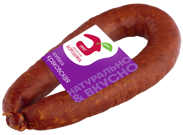 Колбаса полукопчёная МД Бородина Краковская