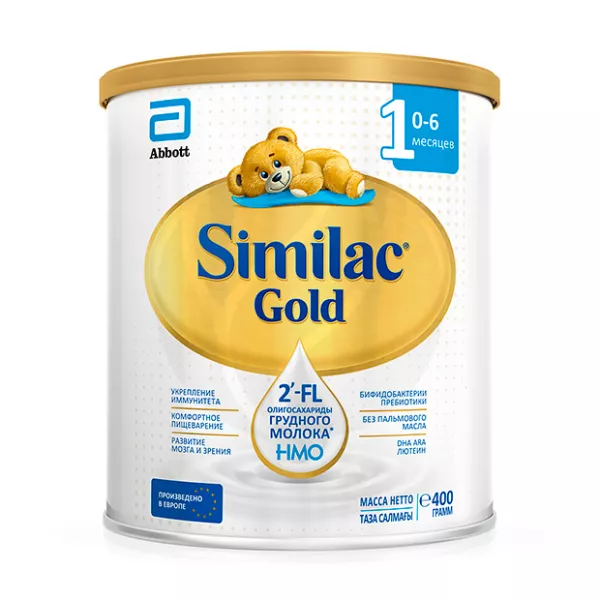 

Смесь сухая молочная Similac Gold 1 с 0 до 6 месяцев 400 г