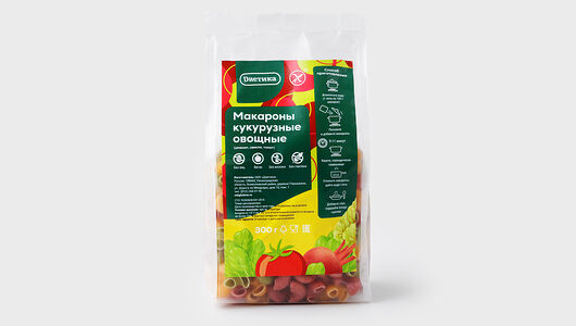 Макаронные изделия из кукурузной муки с томатом, свеклой и шпинатом