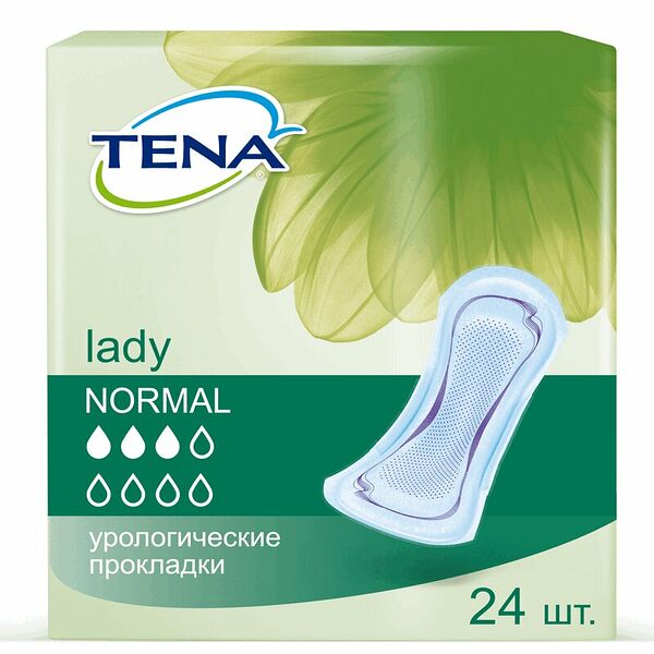 Прокладки урологические Tena lady 24 шт normal