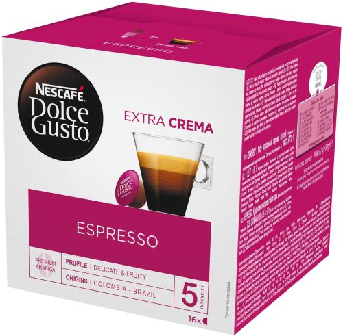 

Кофе в капсулах Nescafe Dolce Gusto Espresso, 16 шт x 6г
