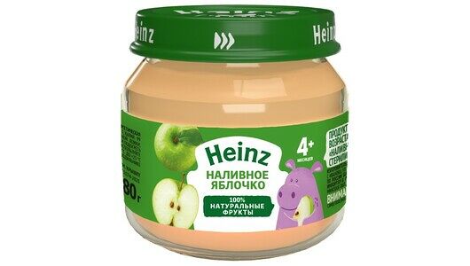 Пюре Heinz яблочко с 4 месяцев 80 г
