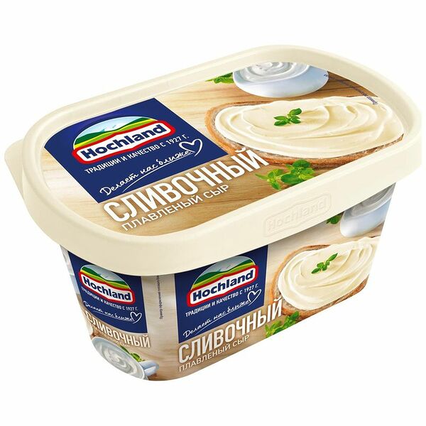 Сыр плавленый Hochland Сливочный 55%, 400г