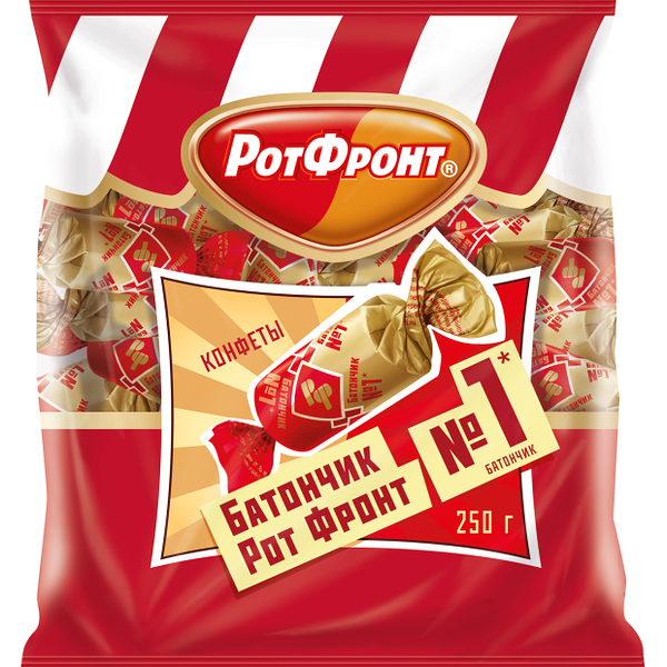 Конфеты Батончики Рот Фронт 250 г