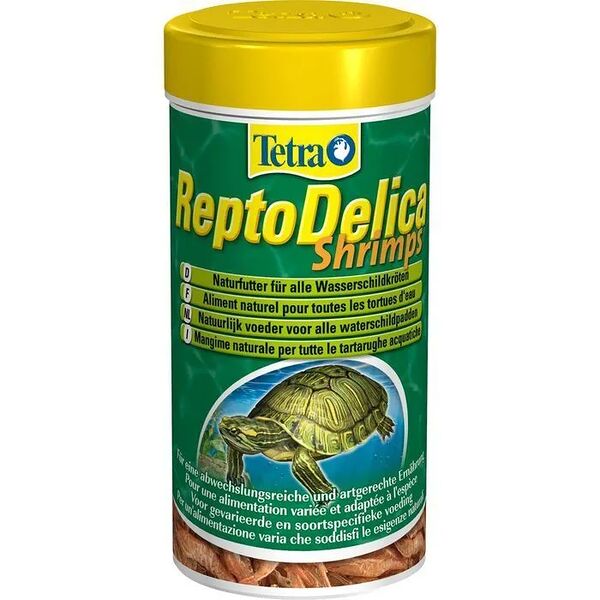Лакомство Tetra ReptoMin Delica Shrimps для водных черепах (креветки), 250 мл